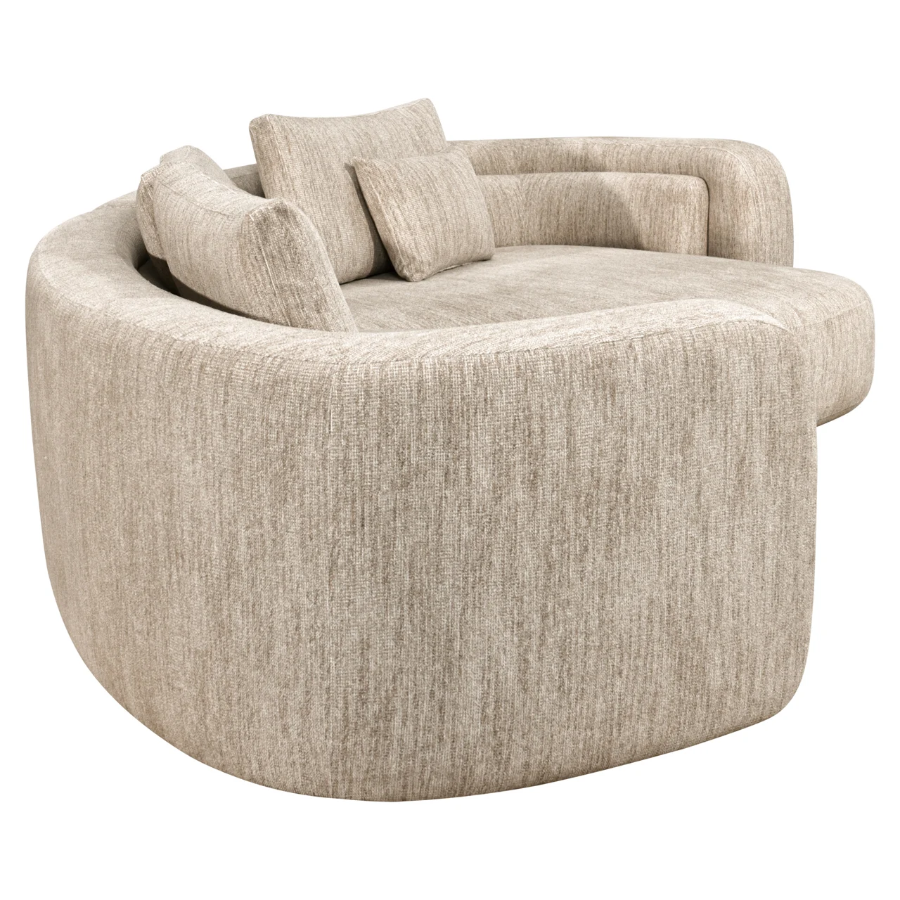 Bank Angusto Natural Softweave Lounge Right - Afbeelding 4