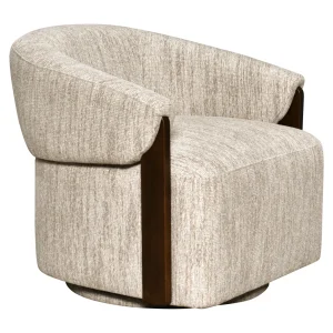 Lounge Stoel Marina Natural Softweave Swivel Fire Retardant