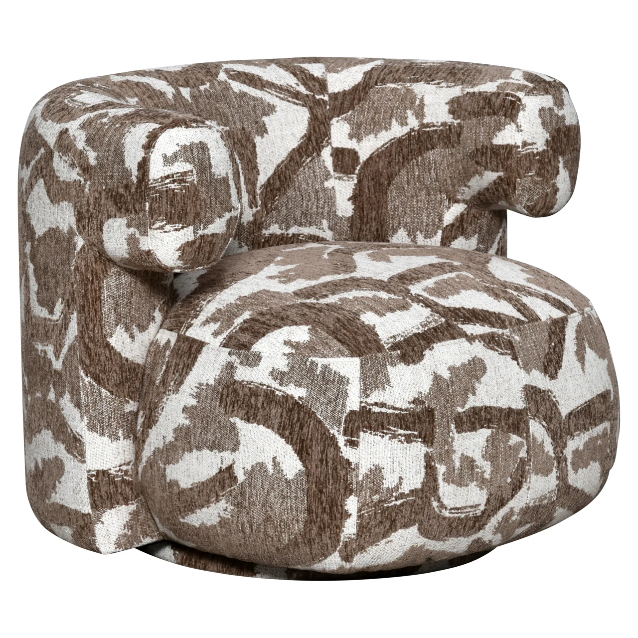 Lounge Stoel Talley Brown Nature Swivel