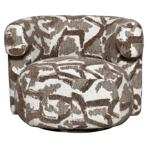 Alternative view of Lounge Stoel Talley Brown Nature Swivel
