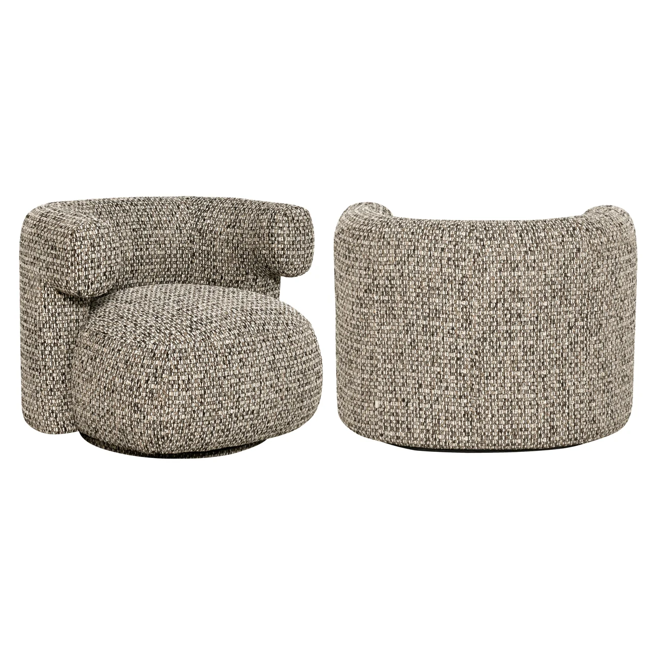 Lounge Stoel Talley Cobblestone Swivel - Afbeelding 7