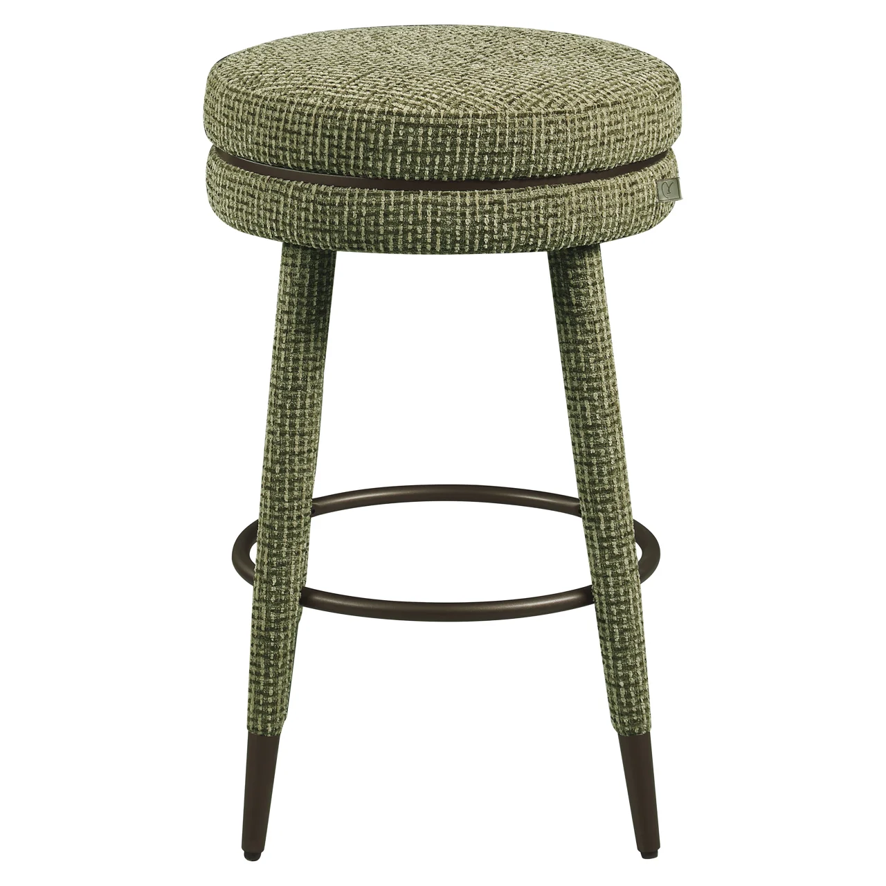 Counterstoel Tenashar Green Blockweave Swivel - Afbeelding 2