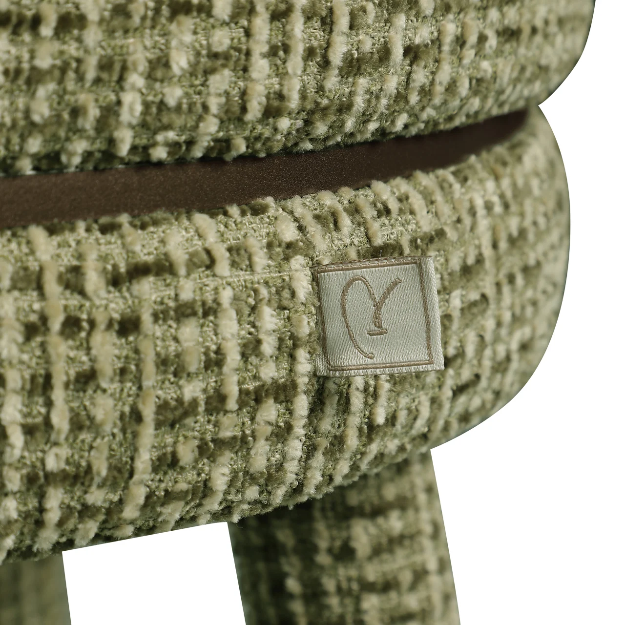 Counterstoel Tenashar Green Blockweave Swivel - Afbeelding 3