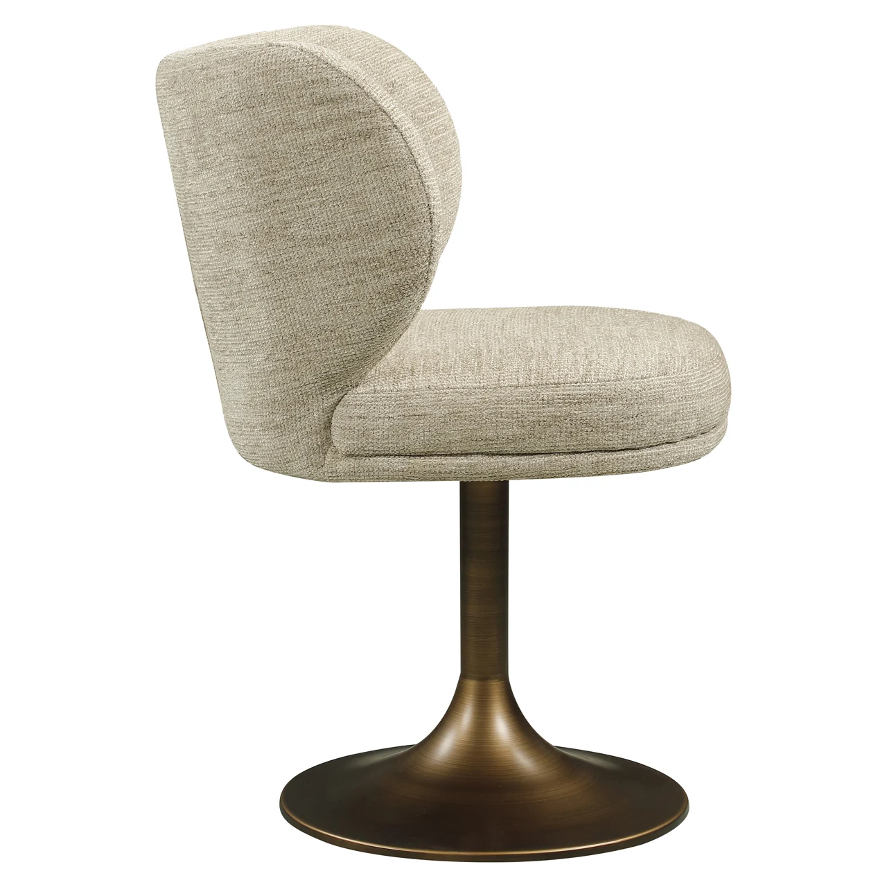Eetkamerstoel Amely Natural Softweave Swivel - Afbeelding 3
