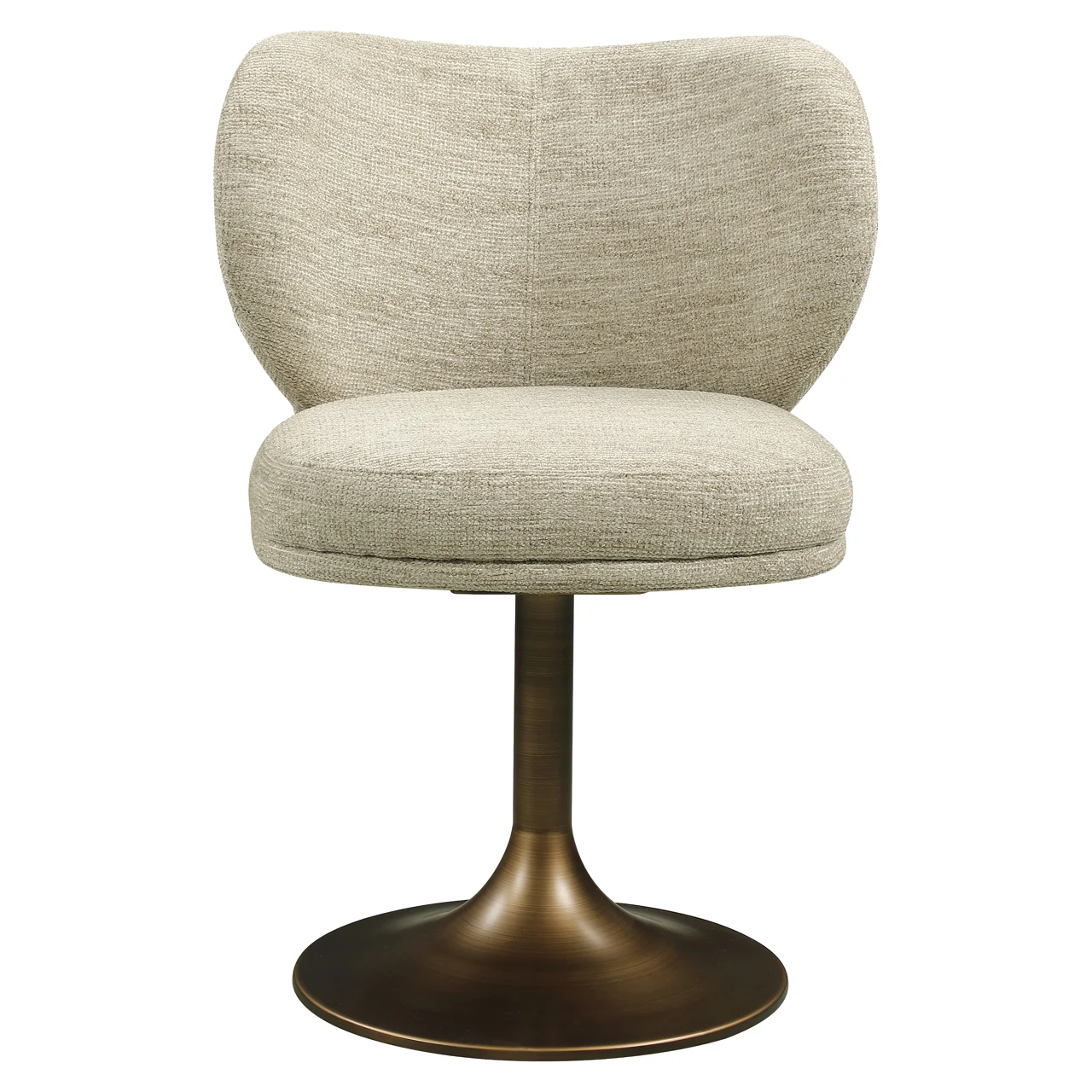 Eetkamerstoel Amely Natural Softweave Swivel - Afbeelding 4