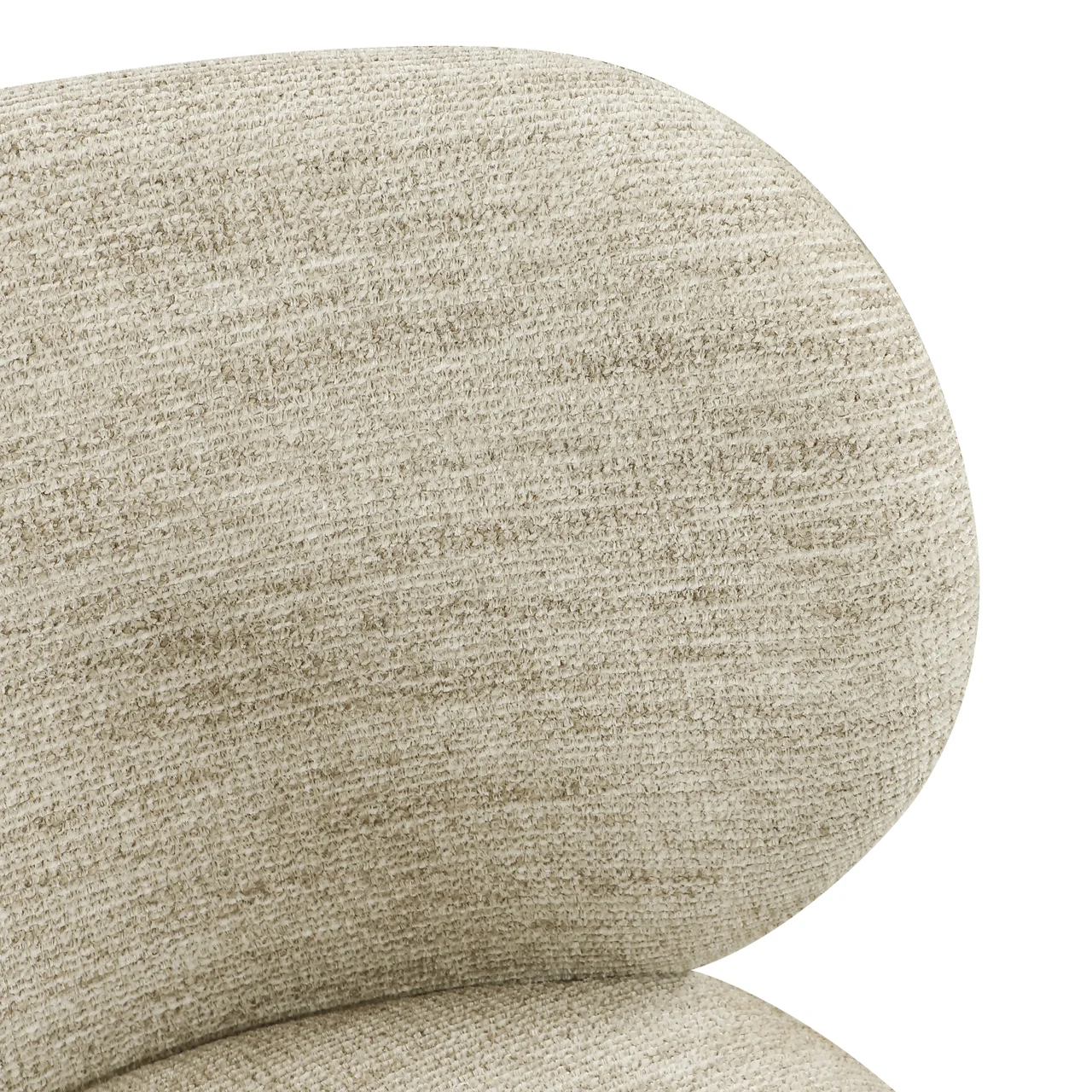 Eetkamerstoel Amely Natural Softweave Swivel - Afbeelding 6