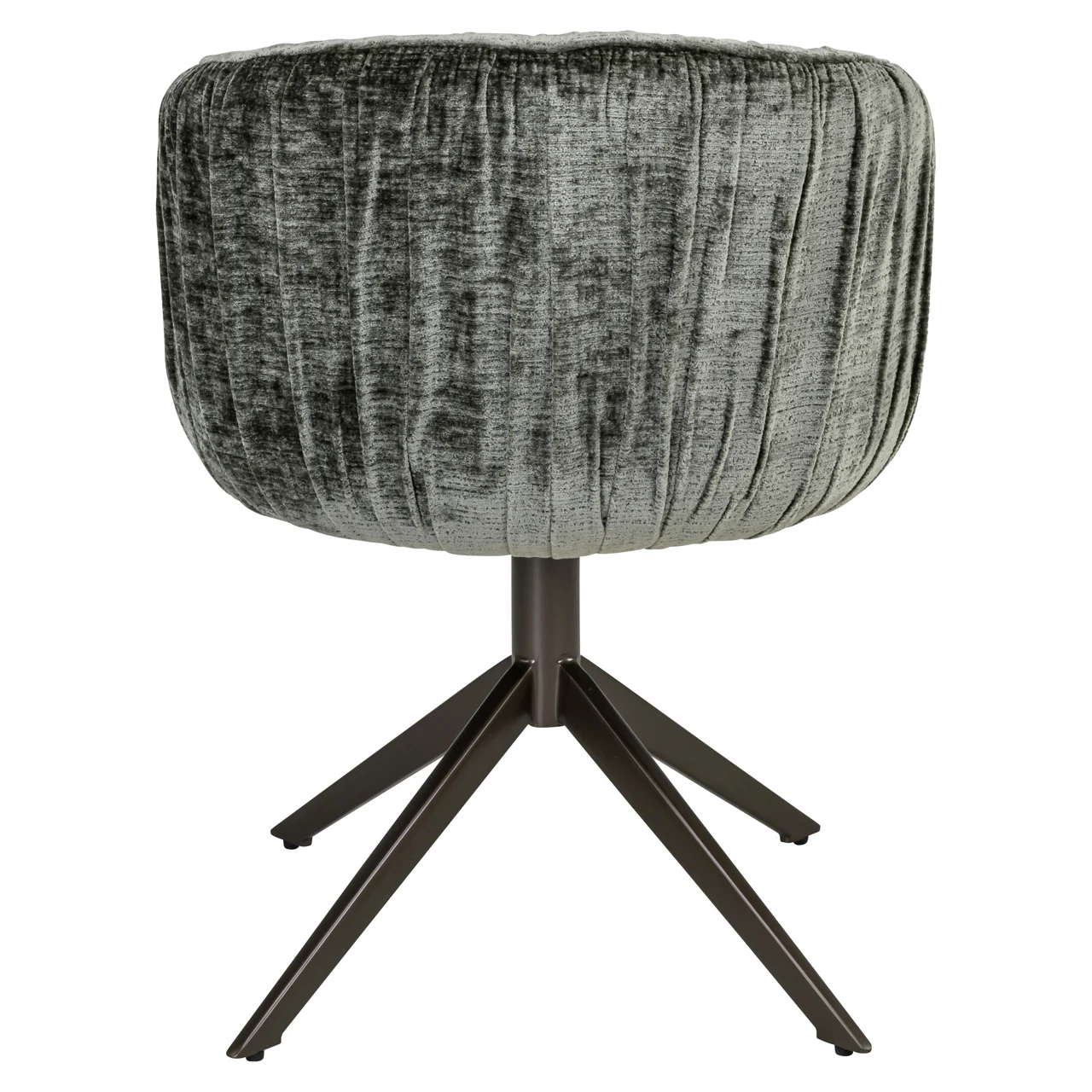 Eetkamerstoel Cassi Sage Chenille Swivel - Afbeelding 5