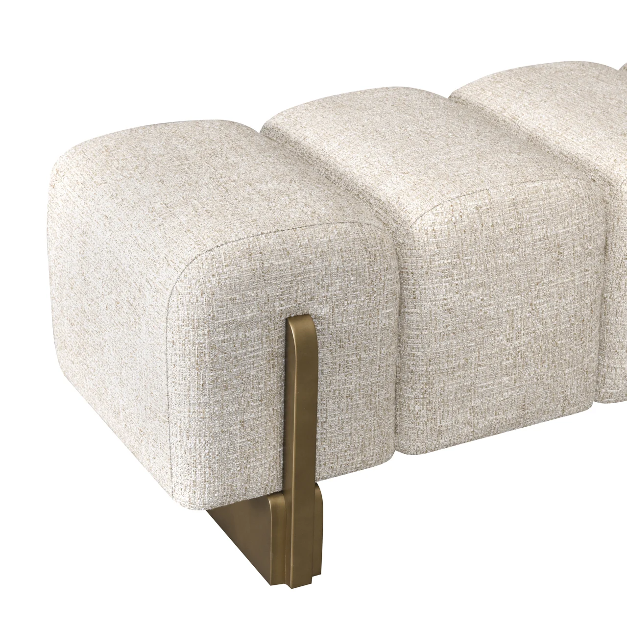 Bank Caleo Cream Tweed - Afbeelding 5
