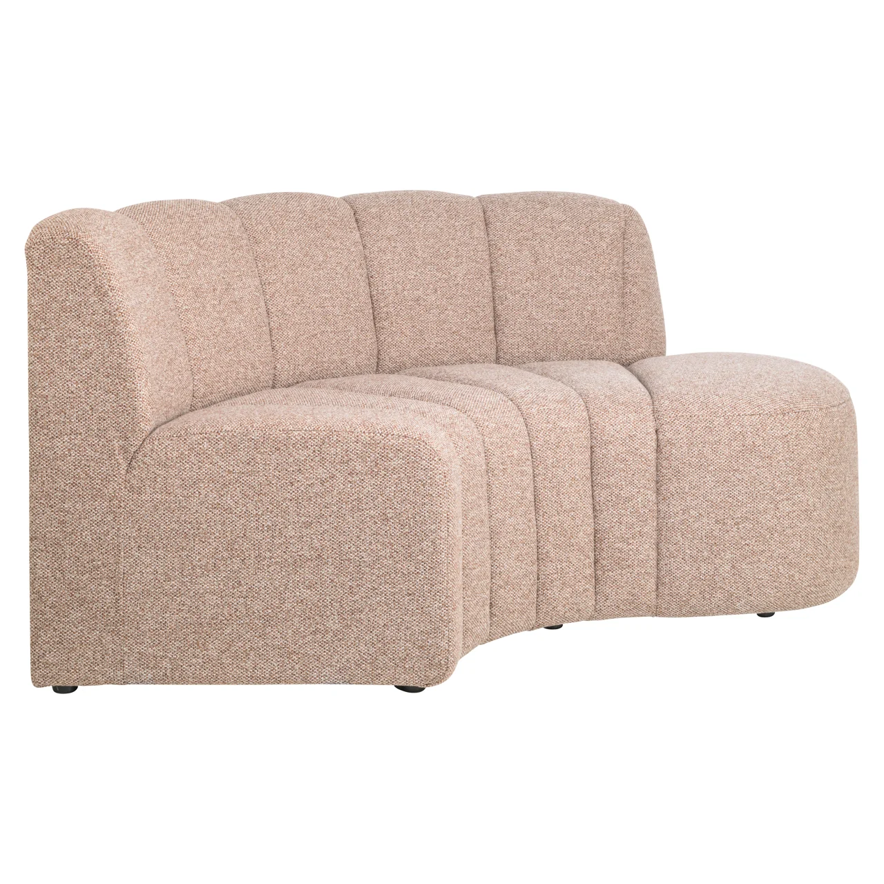 Eetkamer Bank Landmark Cayenne Cognac Open End Right Round - Fully Upholstered - Afbeelding 4