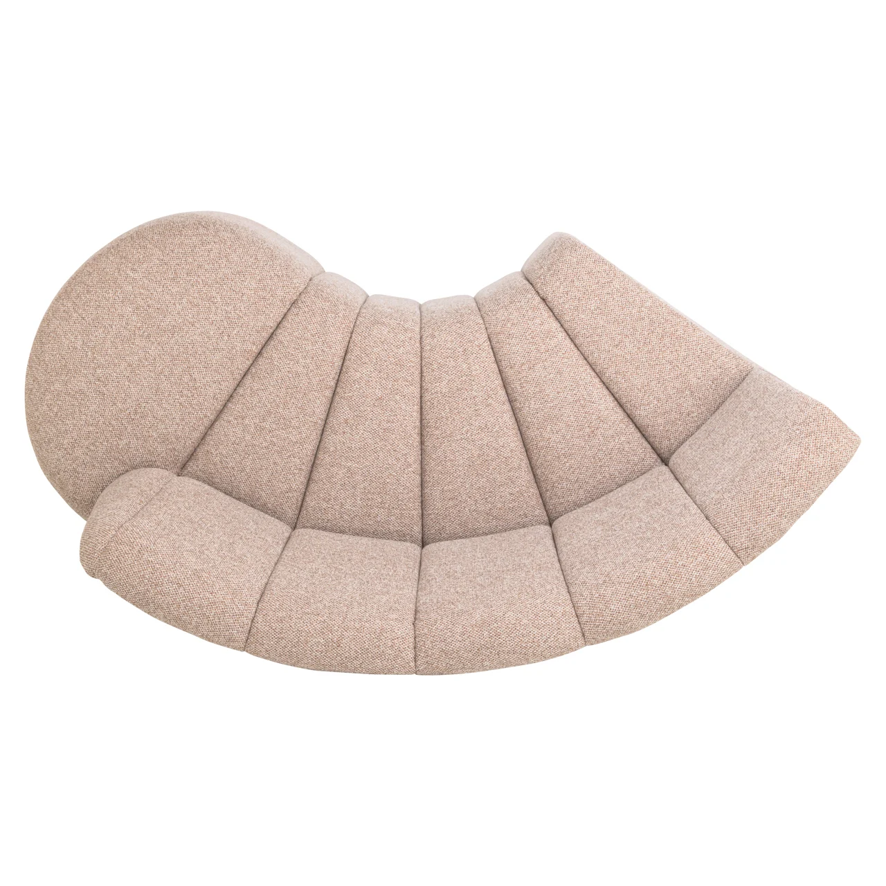 Eetkamer Bank Landmark Cayenne Cognac Open End Right Round - Fully Upholstered - Afbeelding 3