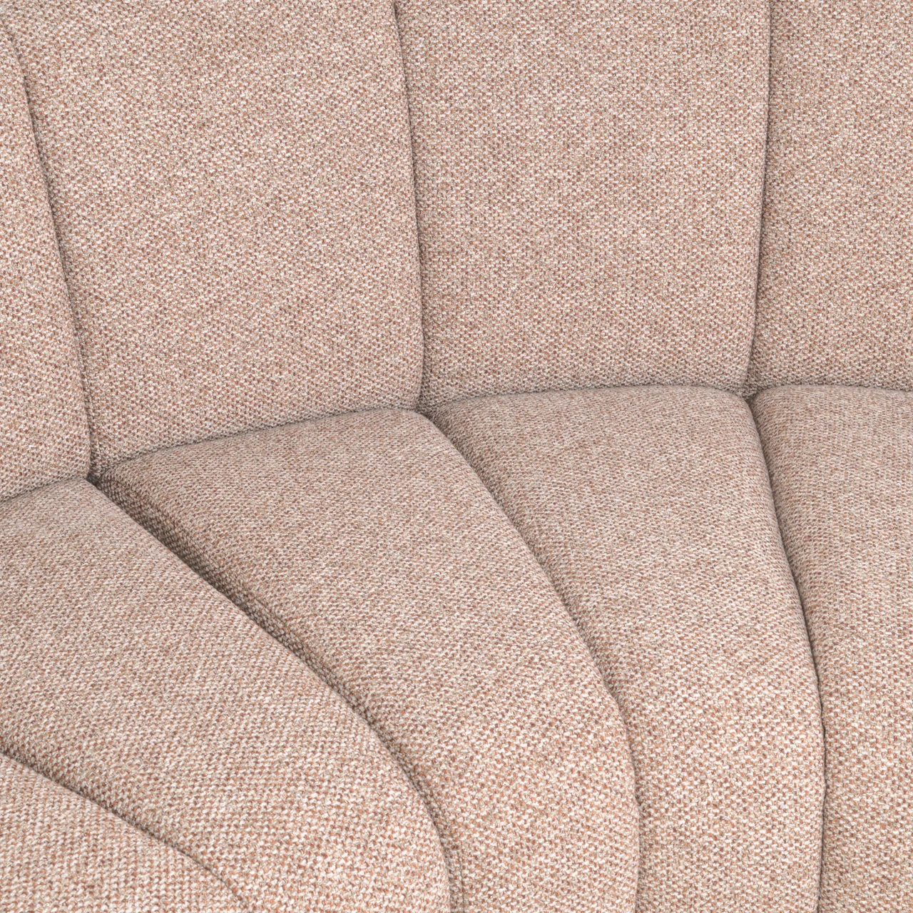 Eetkamer Bank Landmark Cayenne Cognac Open End Right Round - Fully Upholstered - Afbeelding 9