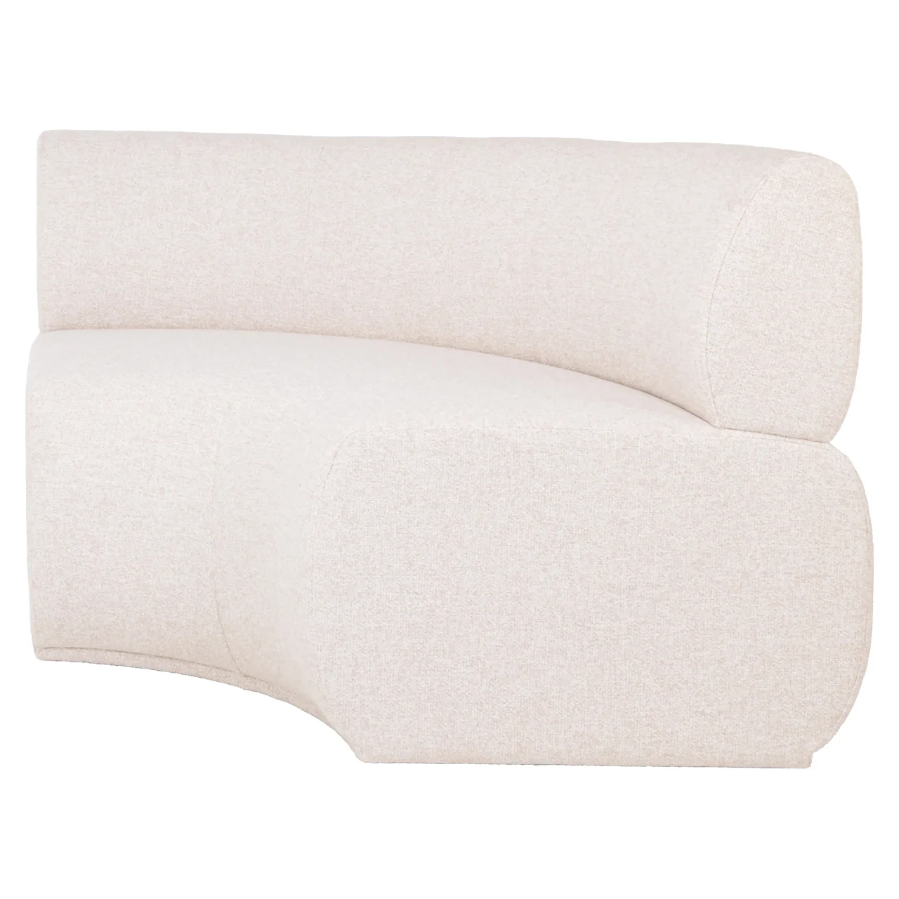 Eetkamer Bank Sorrobon Cayenne Ecru Round - Fully Upholstered - Afbeelding 2