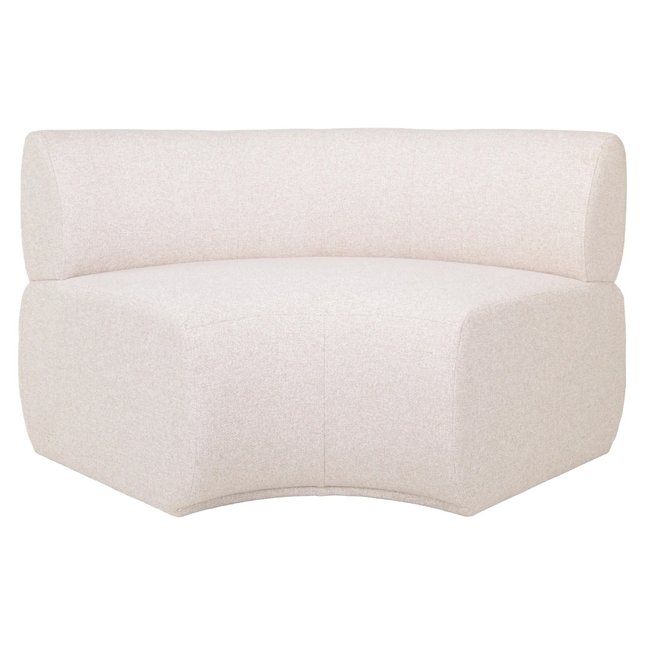 Eetkamer Bank Sorrobon Cayenne Ecru Round - Fully Upholstered