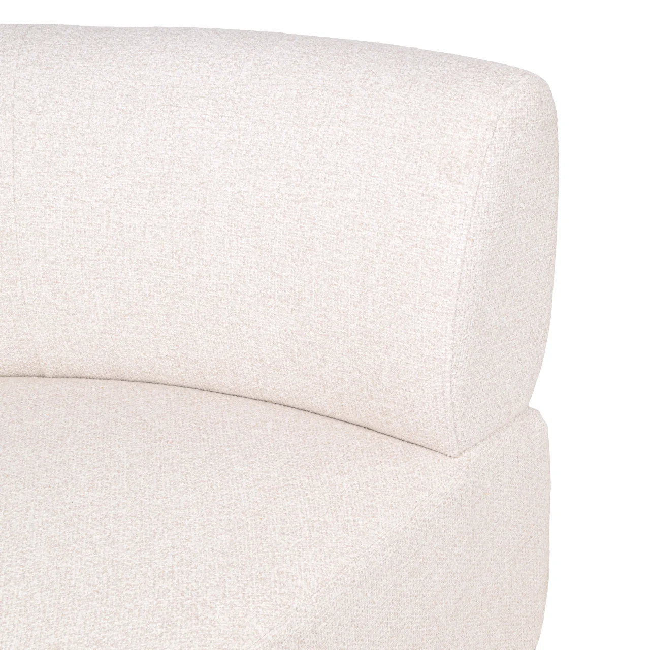 Eetkamer Bank Sorrobon Cayenne Ecru Round - Fully Upholstered - Afbeelding 3