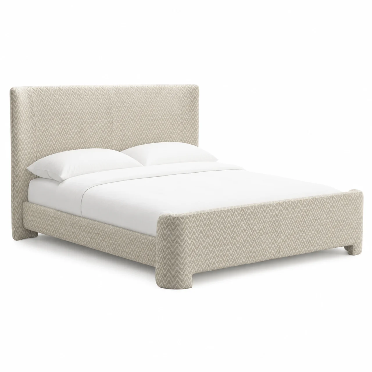 Bed Divana Beige Chevron 160X200 - Afbeelding 5
