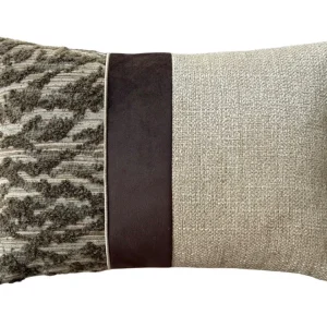 Sierkussen Nazaré Strook | 45X30 Cm | Brons Interieur