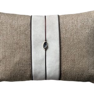 Sierkussen Evy Coffee Stone | 45X30 Cm | Brons Interieur