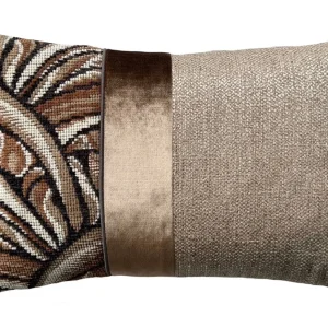 Sierkussen Bonares Strook | 45X30 Cm | Brons Interieur