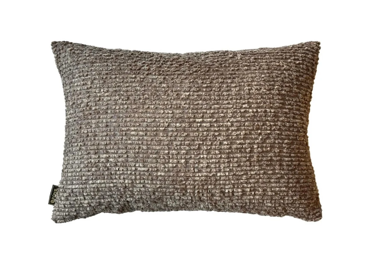 Sierkussen Odemira Taupe | 55X40 Cm | Brons Interieur